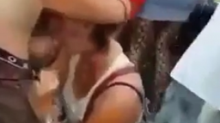 Public blowjob at a show