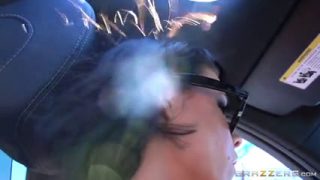 Busty brunette ends with facial after a massage