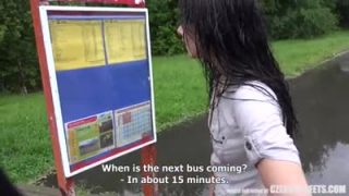 Hot Czech teen cheats on her boyfriend in the woods