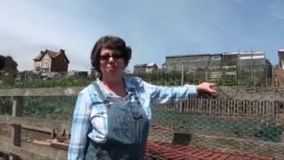 Grandma and food fetish masturbation