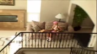 Teen in pigtails Keri Sable gets her pink pussy pounded