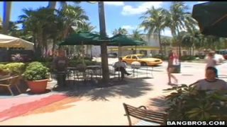 Bikini pony tale brunette gets nice camel toe fucked nice