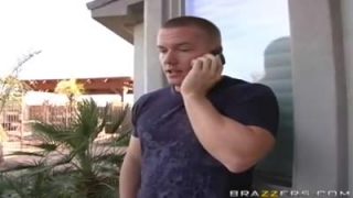 Beautiful blonde wife cheats on her husband