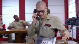 Veronica Avluv gangbanged by the Ghostbusters