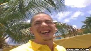 First the flowers then the dick