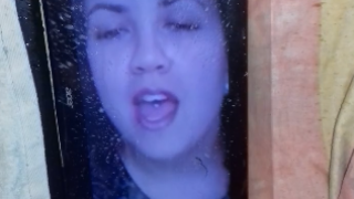 Huge load of cum on my cousin’s face