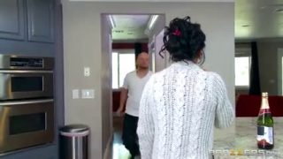 Sexy milf fucks in front of husband