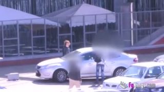 Wife fucks a young stud in front of the camera