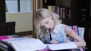 Tiny teen Piper Perri fucks her teacher