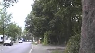 Chubby mature German chick gets picked up and fucked