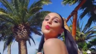 Bikini beauty loves it POV