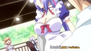 Big boob chick fucks with desperate guy