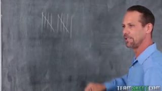 Allora Ashlyn in hardcore threesome with her teachers