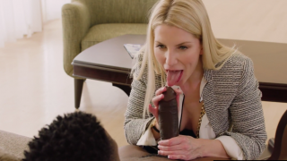 Black cocks drive blonde sluts crazy