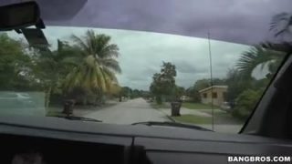 Spanish milf fucked in the van