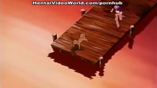 Anime fuck in a boat