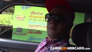 Young Latina picked up for sex