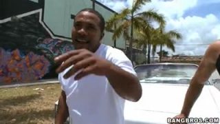 Faye Runaway is double penetrated by two black dicks