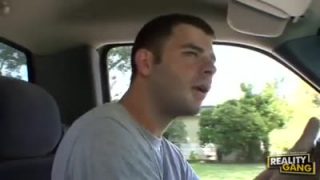 Cock slamming her clogged pussy