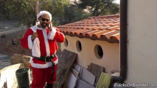 Tanner Mayes finds out that Santa has a big cock