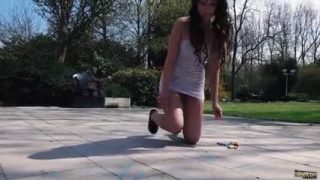 Plauful teen fucks her old grandpa