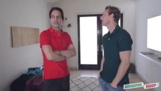 Horny daddy fucks his friend’s daughter