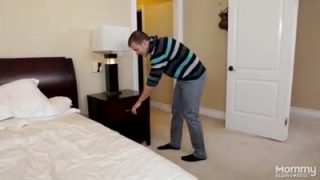 Brunette milf loves young cock