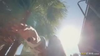 Security officer bangs skater chick