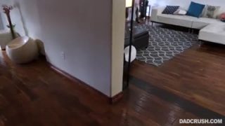Daughter seduces her dad with a lapdance