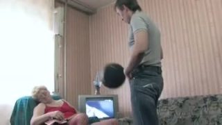 Doctor takes care of granny