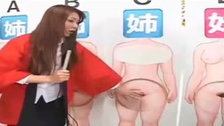 Dad and daughter weird Japanese game show