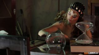 Gipsy fortune teller has anal sex
