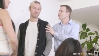 Megan Rain and Peta Jensen fucking a douchebag