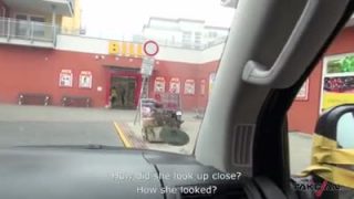 Croatian babe fucked on the backseat