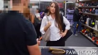 Slut blows a cock in the back office