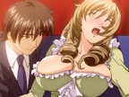 Hentai classy big boobs loves to get down and give blowjob and fucked until cums