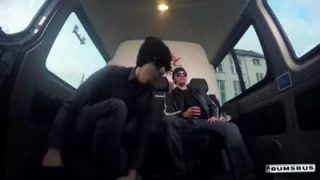 Chicks banged by a black cock in a van