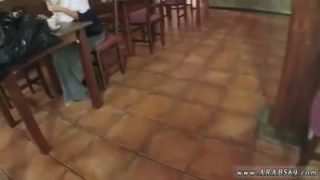 Hungry muslims refugee eats and fucks