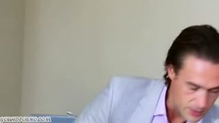 Vietnamese babysitter fucks her boss